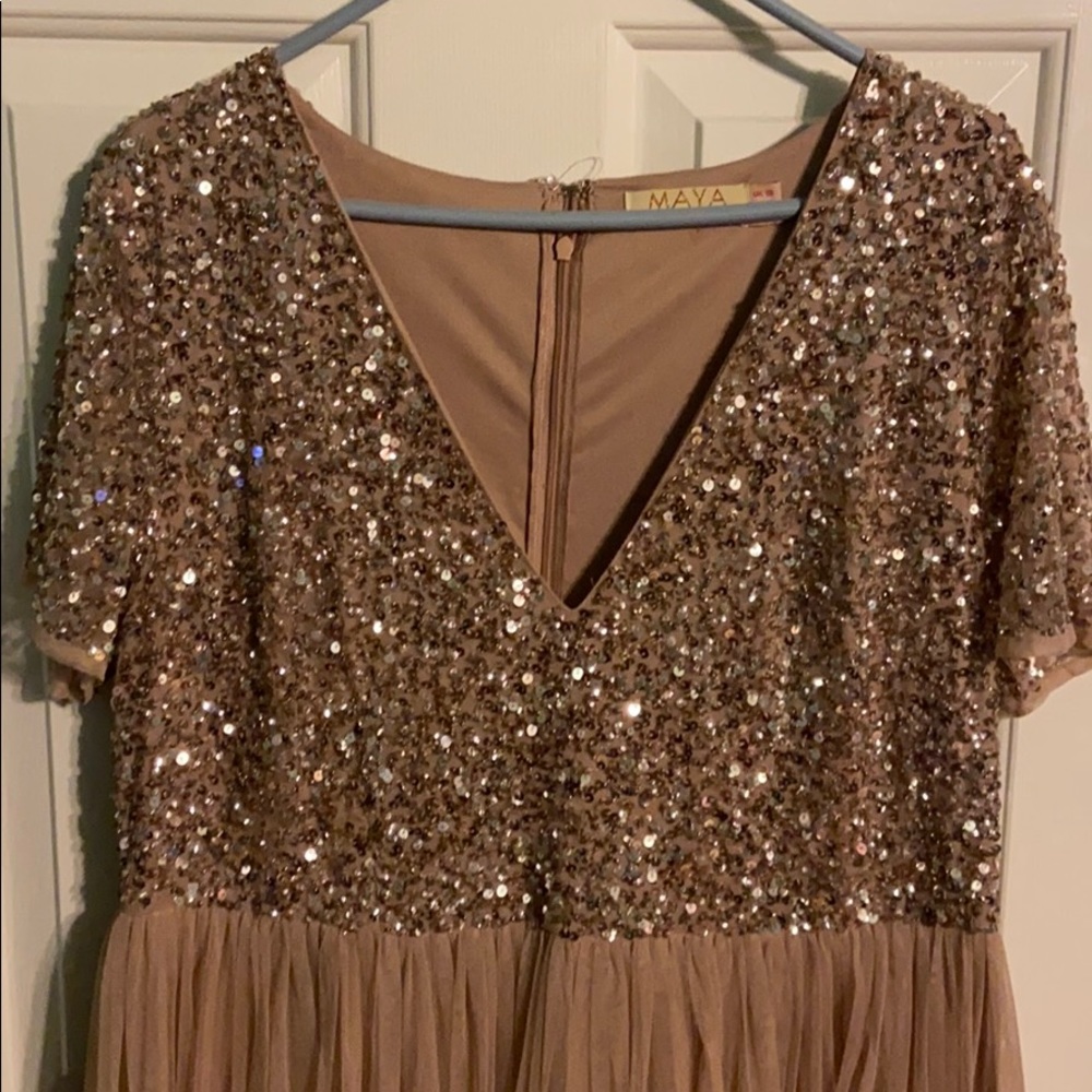 ASOS Plus Blush dress